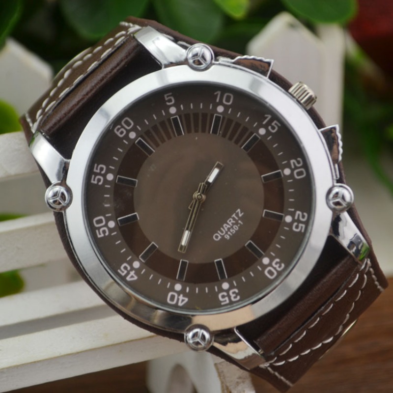 Fashion Brand Luxury Wristwatc - Leather Watch Band Men ulasan dan harga