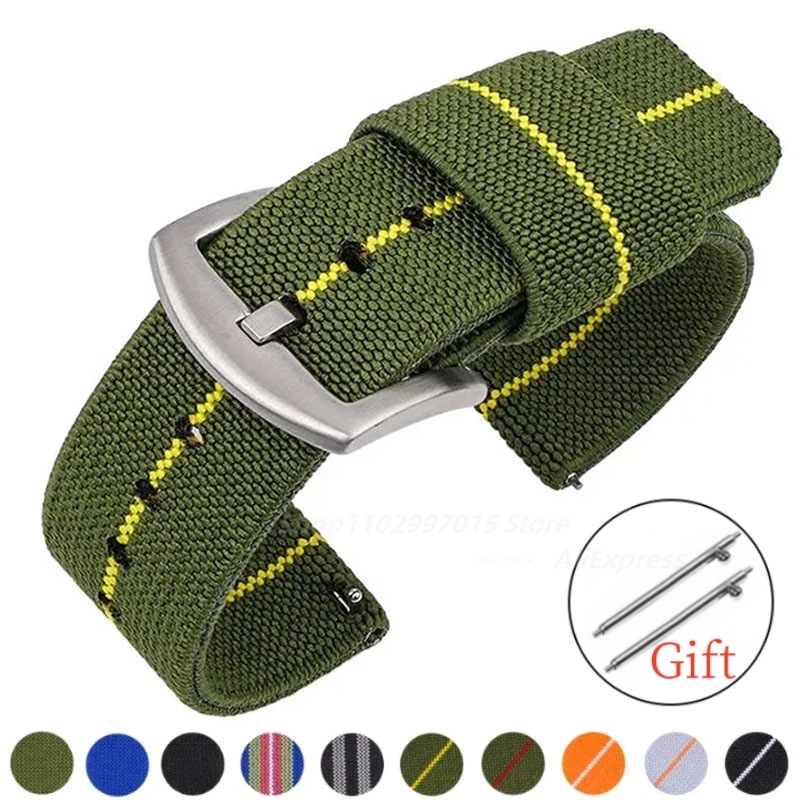 Nylon Watch Band 18mm 20mm 22m - Nato Strap Nylon ulasan dan harga