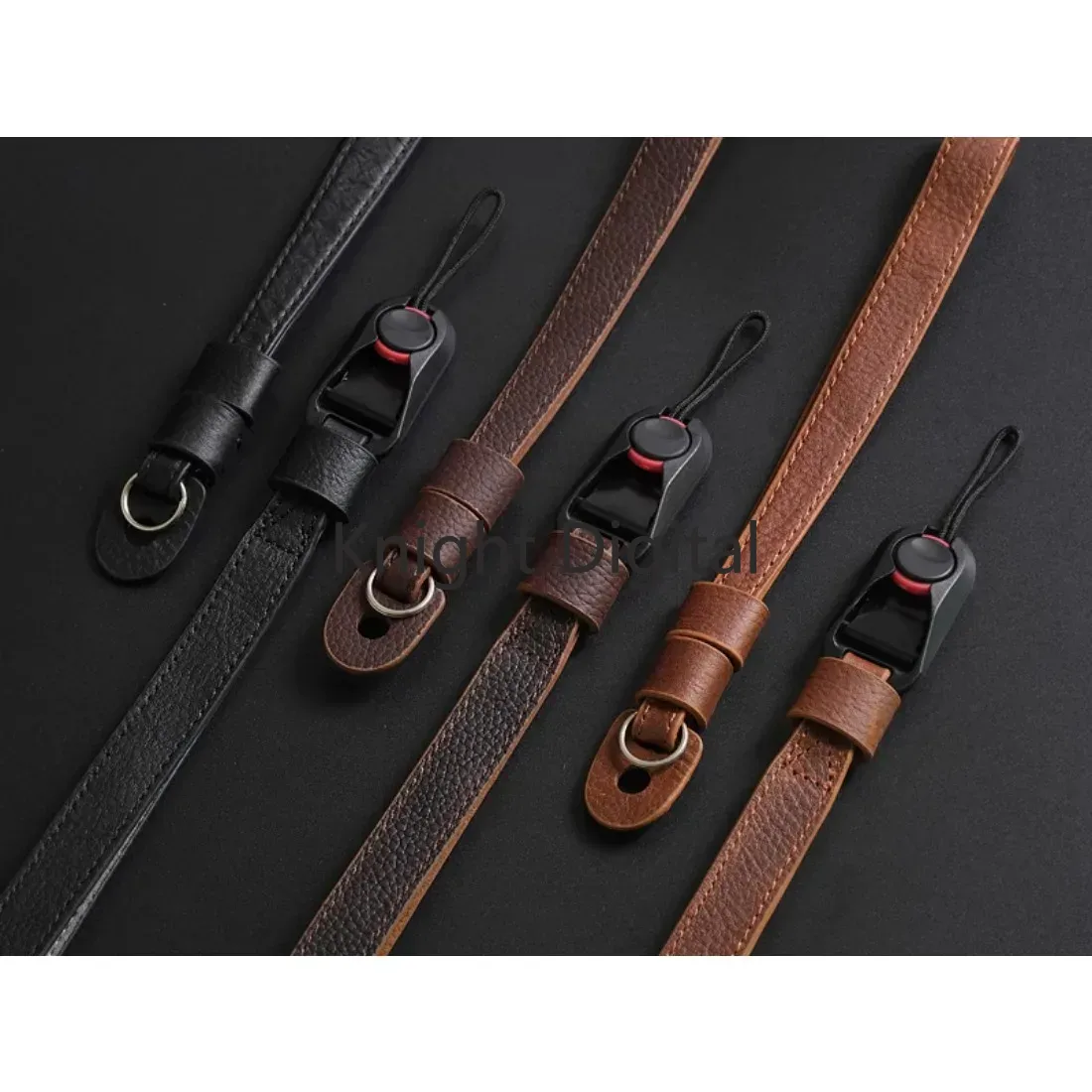 Genuine Leather Camera Wrist S - Leather Strap Quick Release ulasan dan harga
