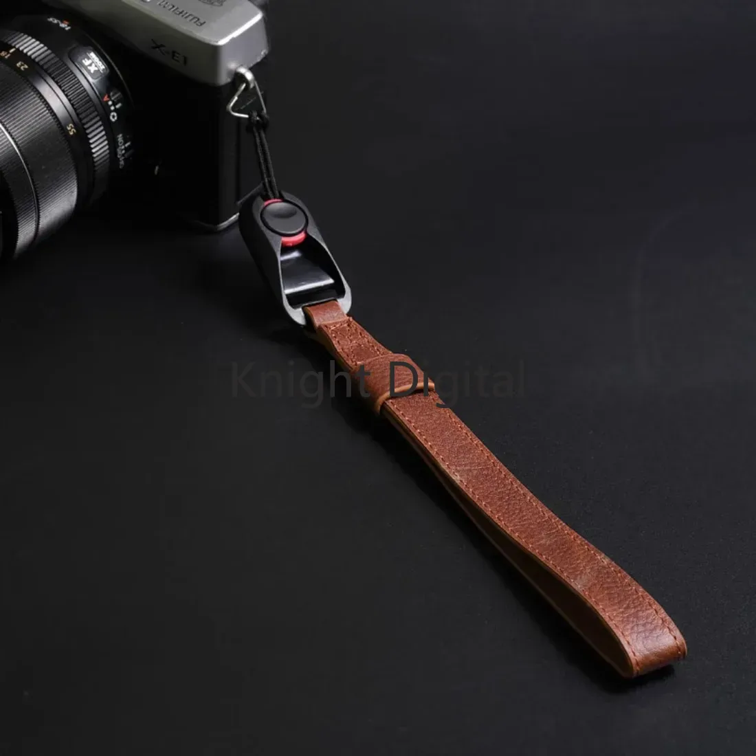 Genuine Leather Camera Wrist S - Leather Strap Quick Release ulasan dan harga